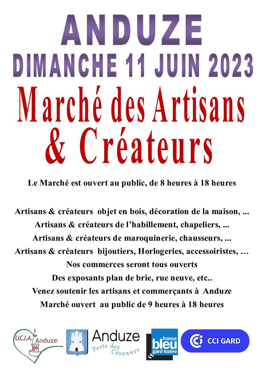 Affiche 11 juin 2023 createur