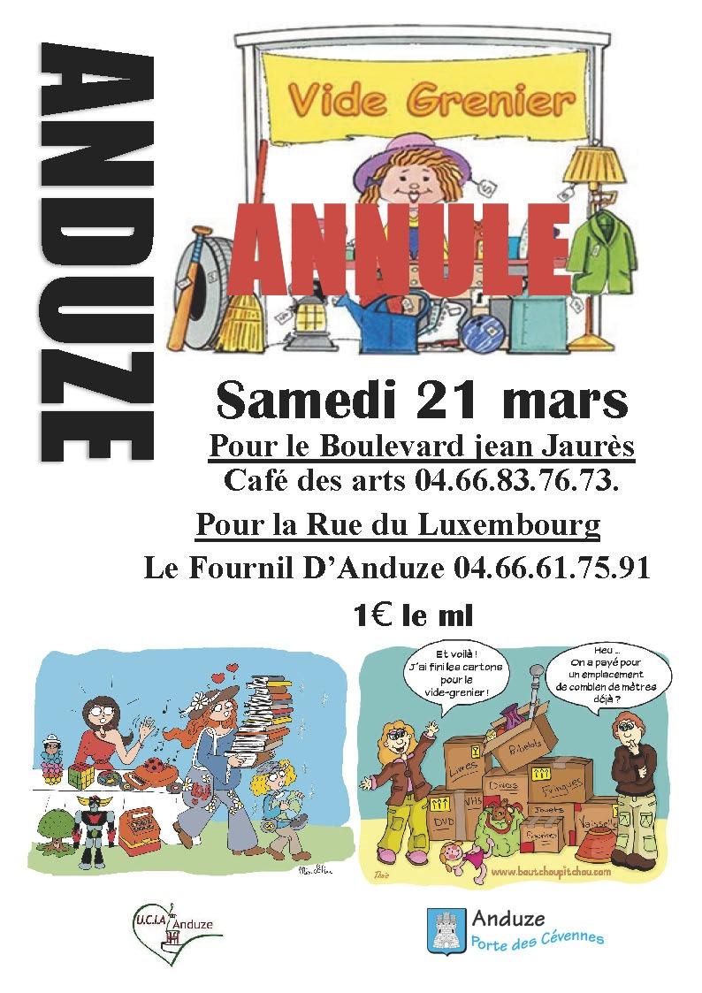 Affiche 21 mars annule