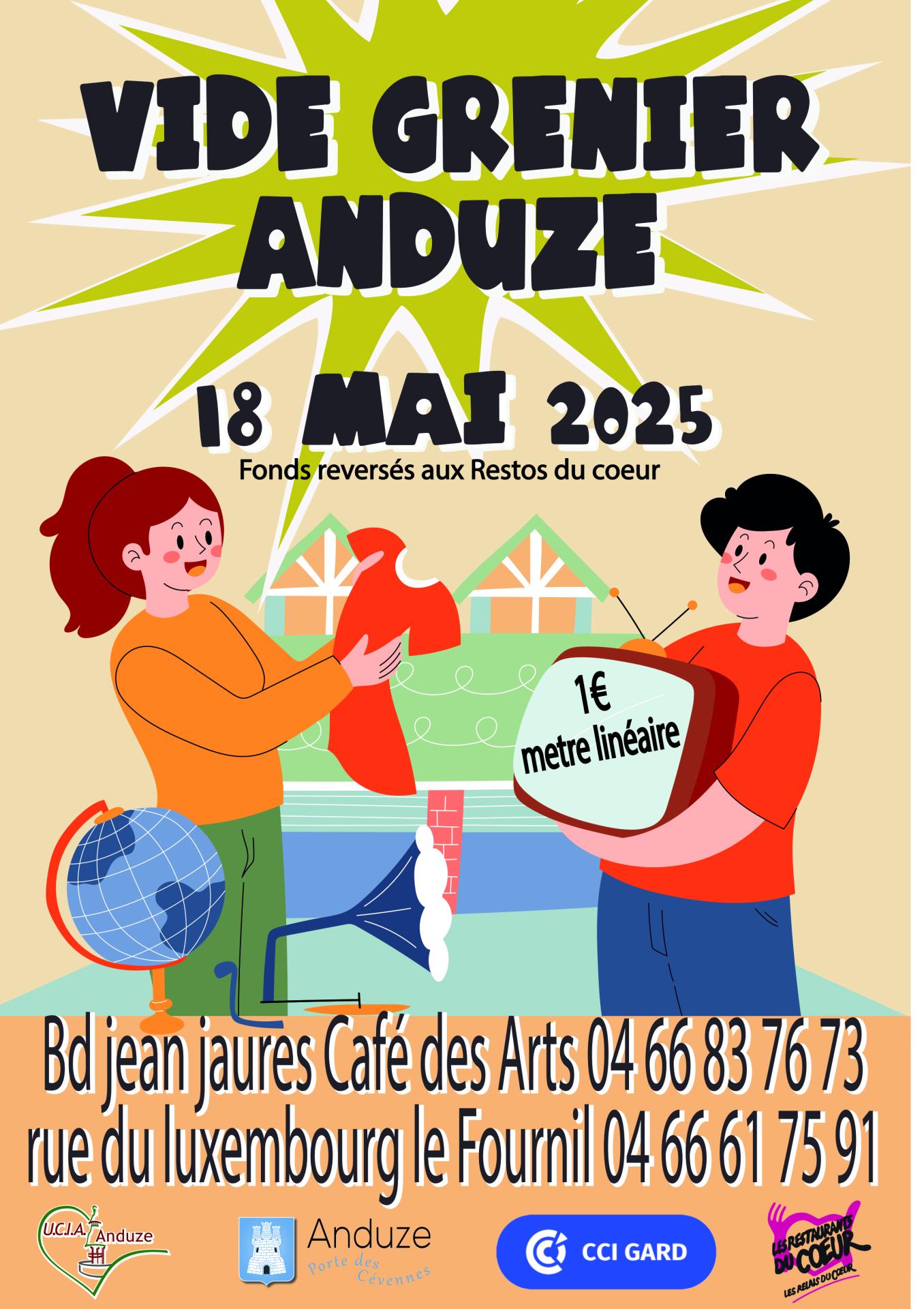 Affiche vide grenier 18 mai 25 copie