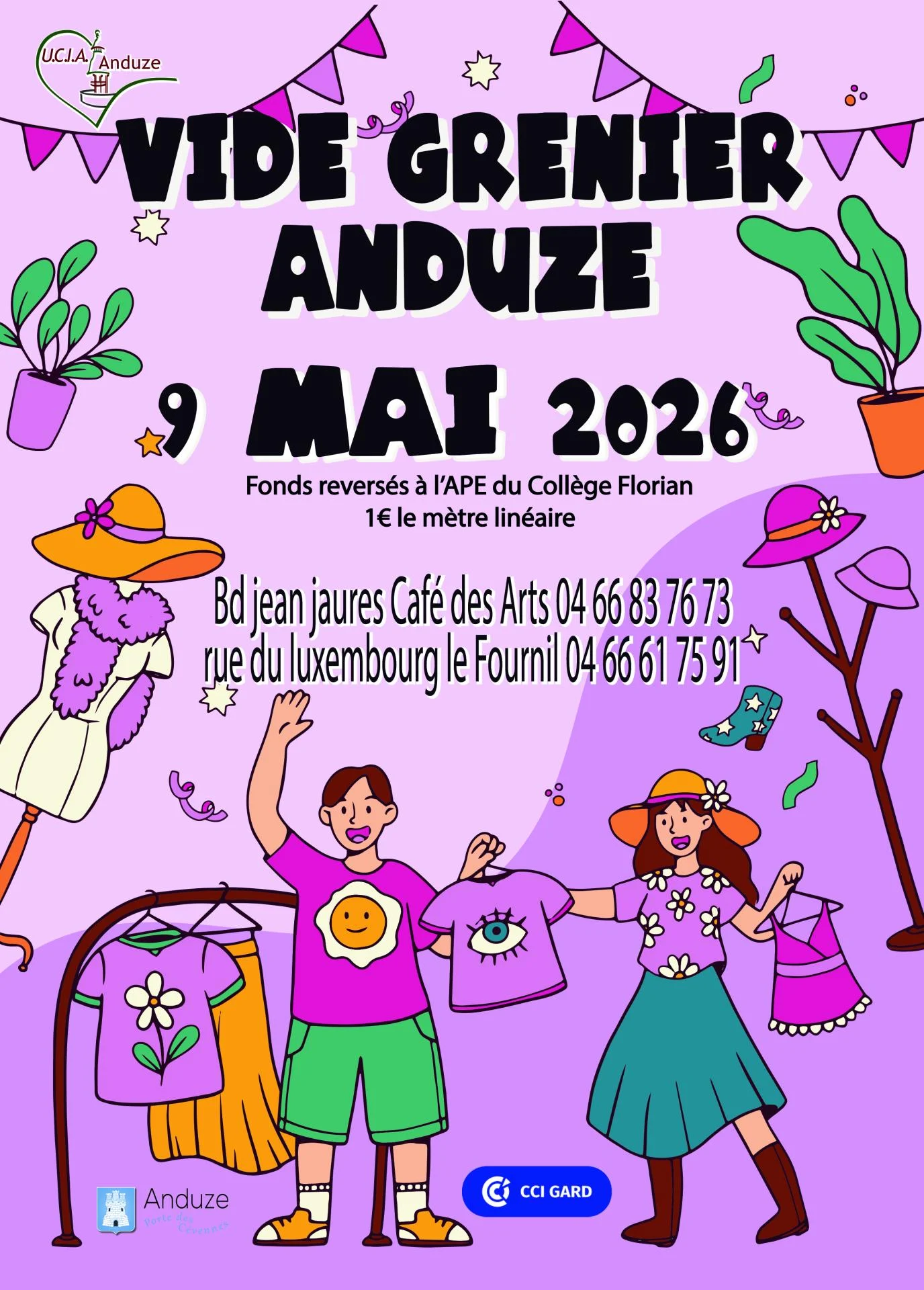 Affiche vide grenier 9 mai 2026 jpg
