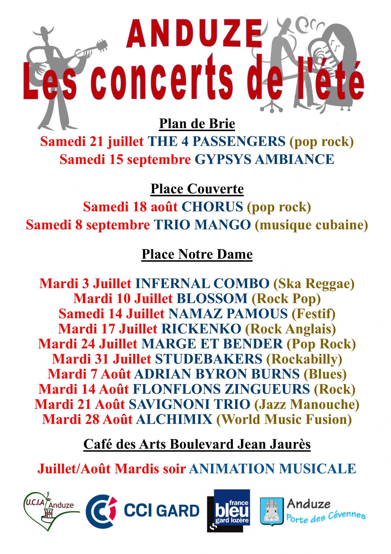 Concerts de l'été