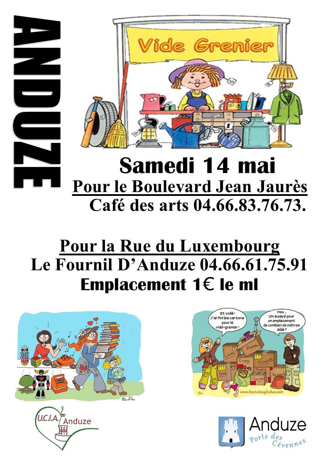 Vide grenier bbjj et lux 14 05 2022