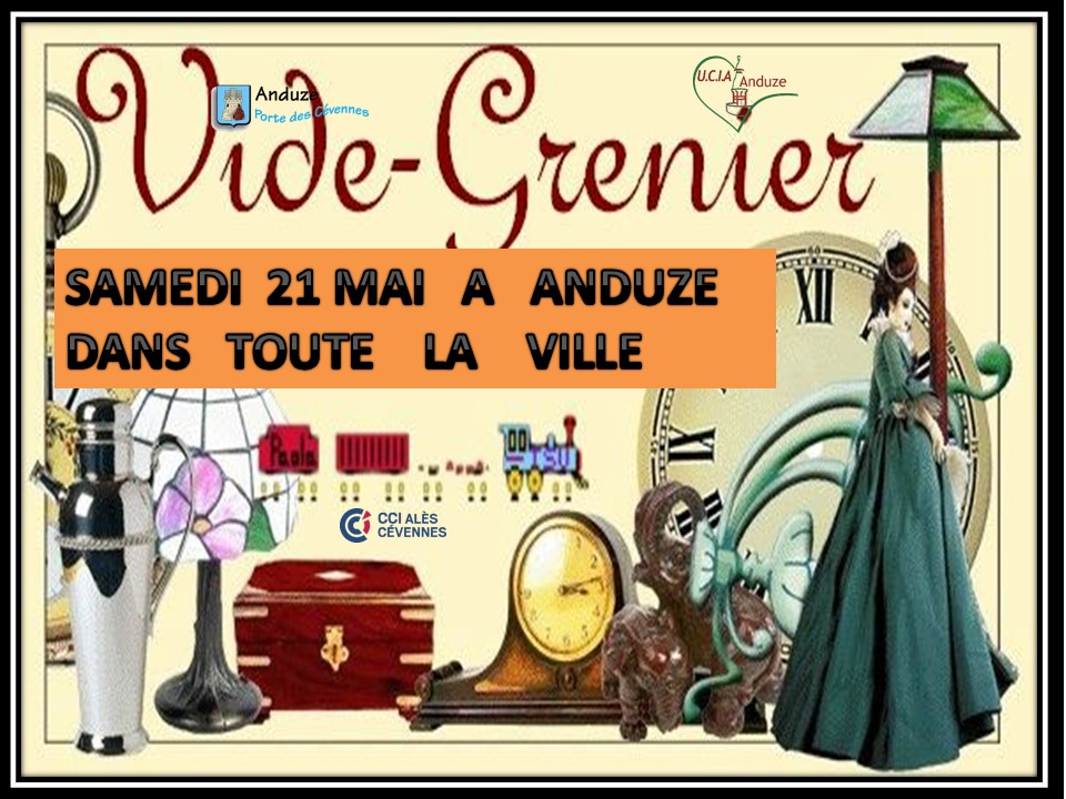 Vide grenier le 21 mai